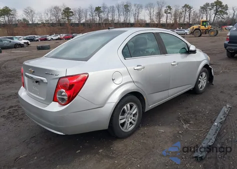 2013 Chevrolet Sonic Lt Auto z USA, uszkodzony, nr VIN 1G1JC5SH7D4207407